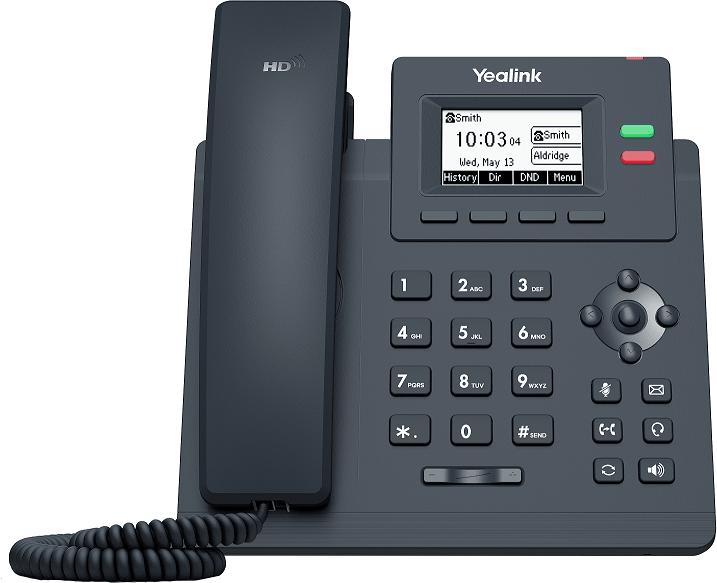 Yealink T31 telefon biurkowy VoIP z opcją podłączenia słuchawek