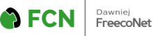 Logo FCN, dawniej FreecoNet: kliknij lub dotknij logo, aby przejść do strony głównej serwisu.